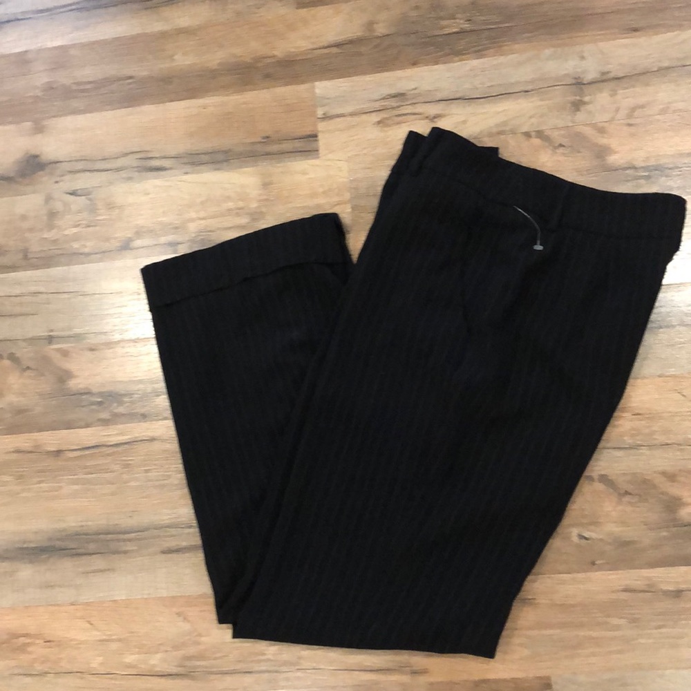 New Black Pin Striped Pants